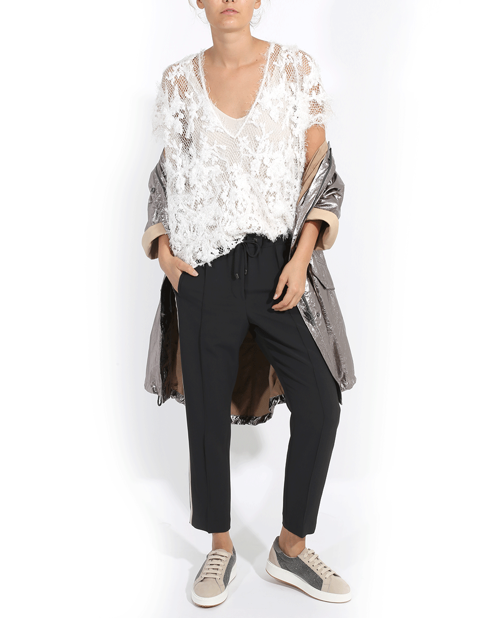BRUNELLO CUCINELLI-Drawstring Pull On Pant-
