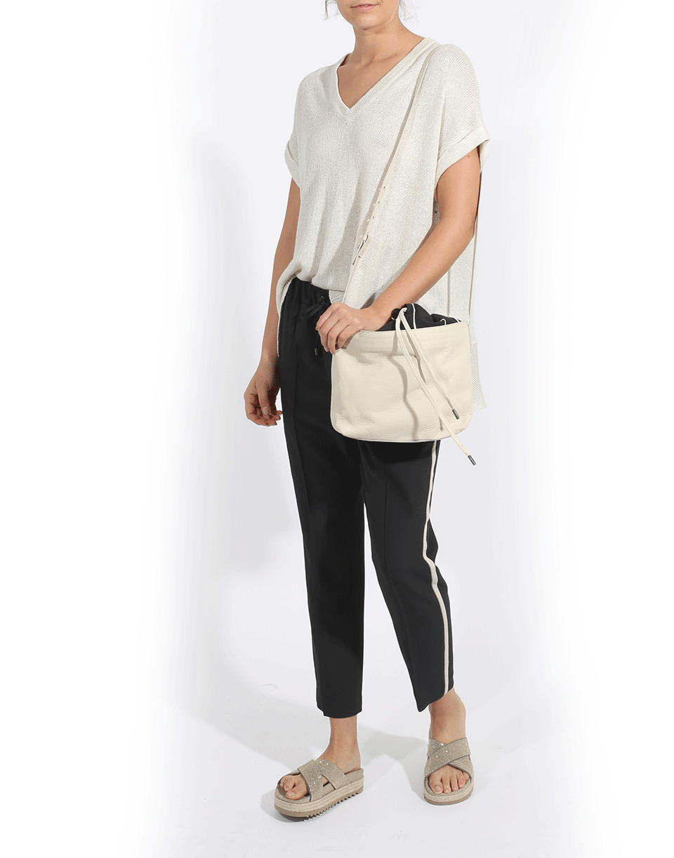 BRUNELLO CUCINELLI-Drawstring Pull On Pant-