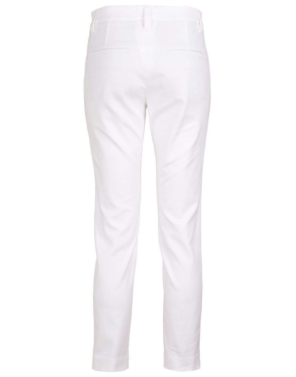 BRUNELLO CUCINELLI-Cropped Cotton Stretch Skinny Trouser-