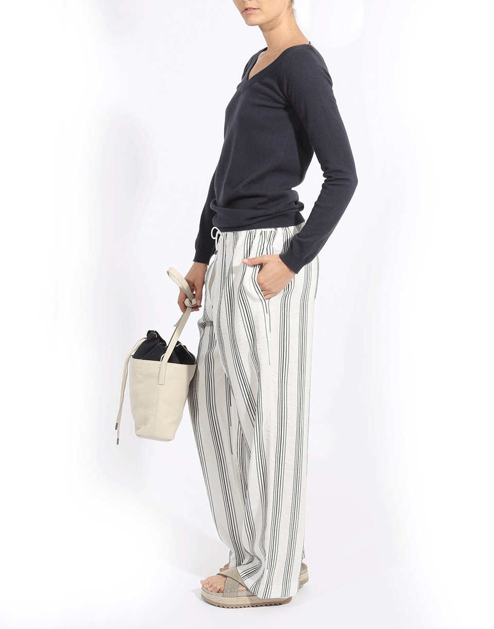 BRUNELLO CUCINELLI-Linen Drawstring Pants-