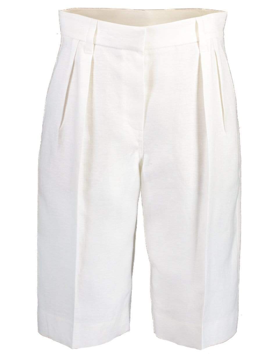 BRUNELLO CUCINELLI-Pleated Wide-Leg Bermuda Shorts-