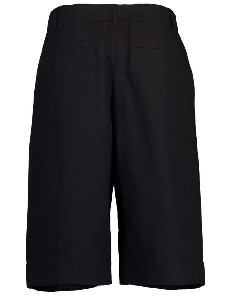 BRUNELLO CUCINELLI-Cotton and Linen Bermuda Short-