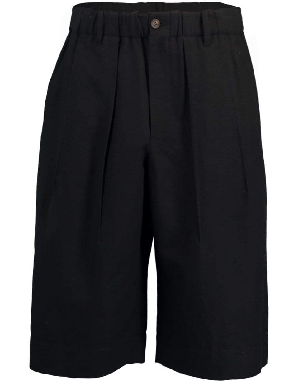 BRUNELLO CUCINELLI-Cotton and Linen Bermuda Short-