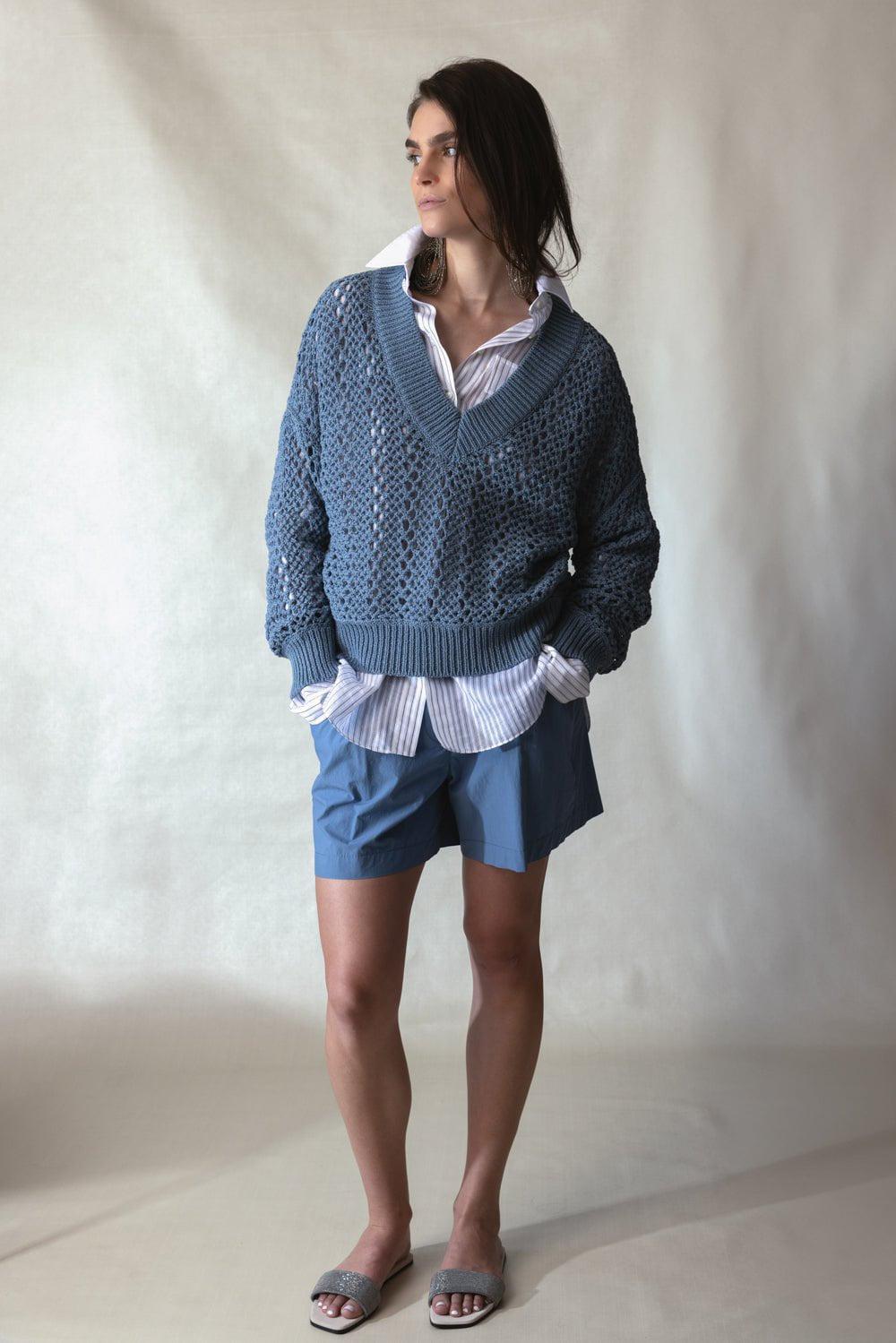 BRUNELLO CUCINELLI-Pull On Shorts-