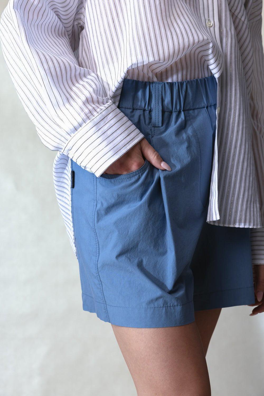 BRUNELLO CUCINELLI-Pull On Shorts-