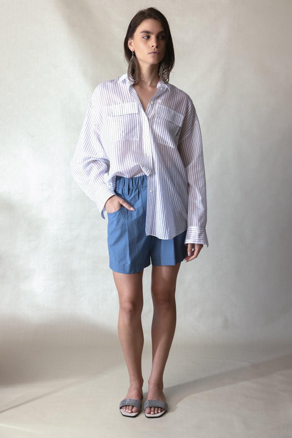 BRUNELLO CUCINELLI-Pull On Shorts-