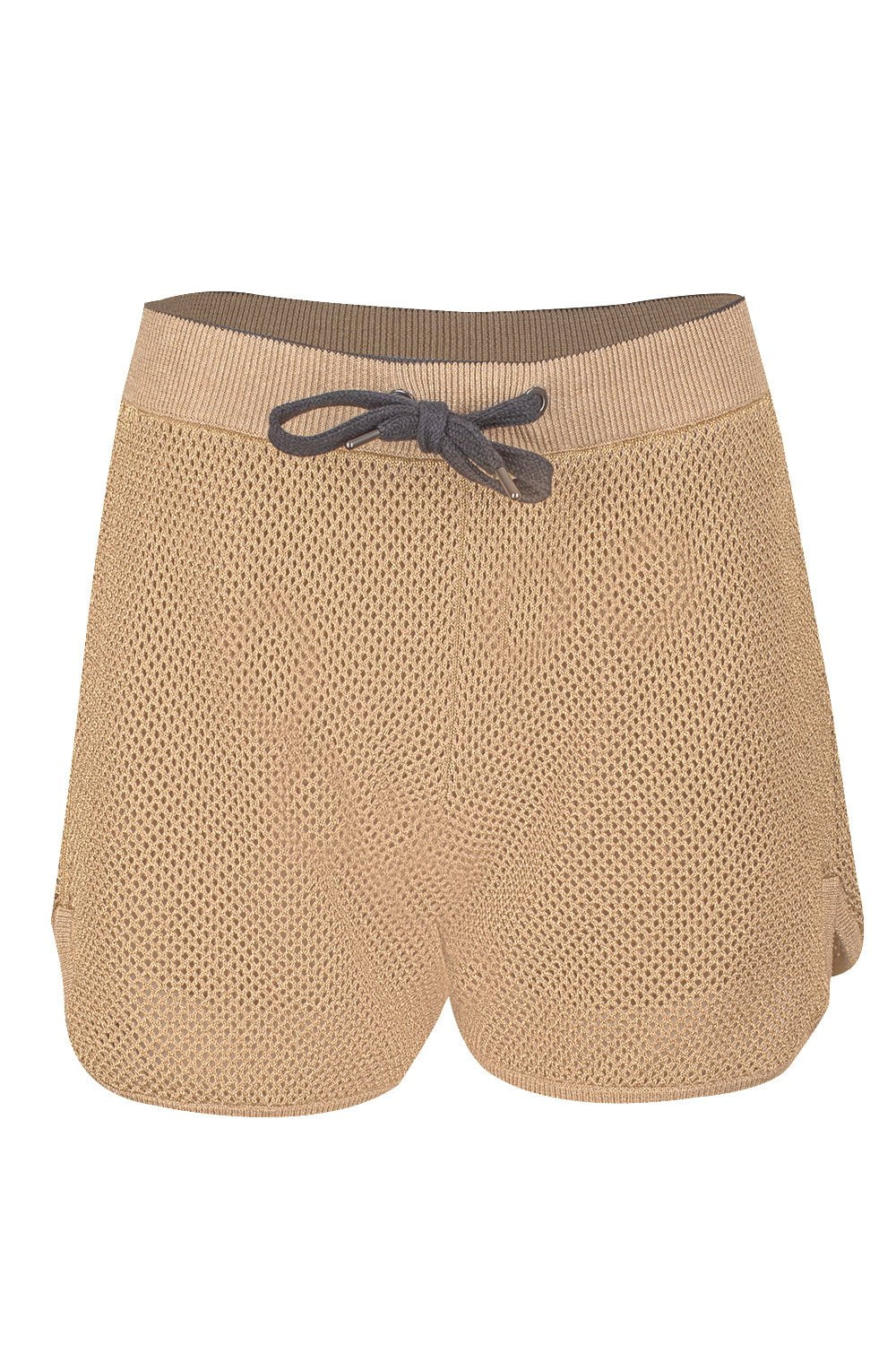 BRUNELLO CUCINELLI-Lurex Pull On Short-