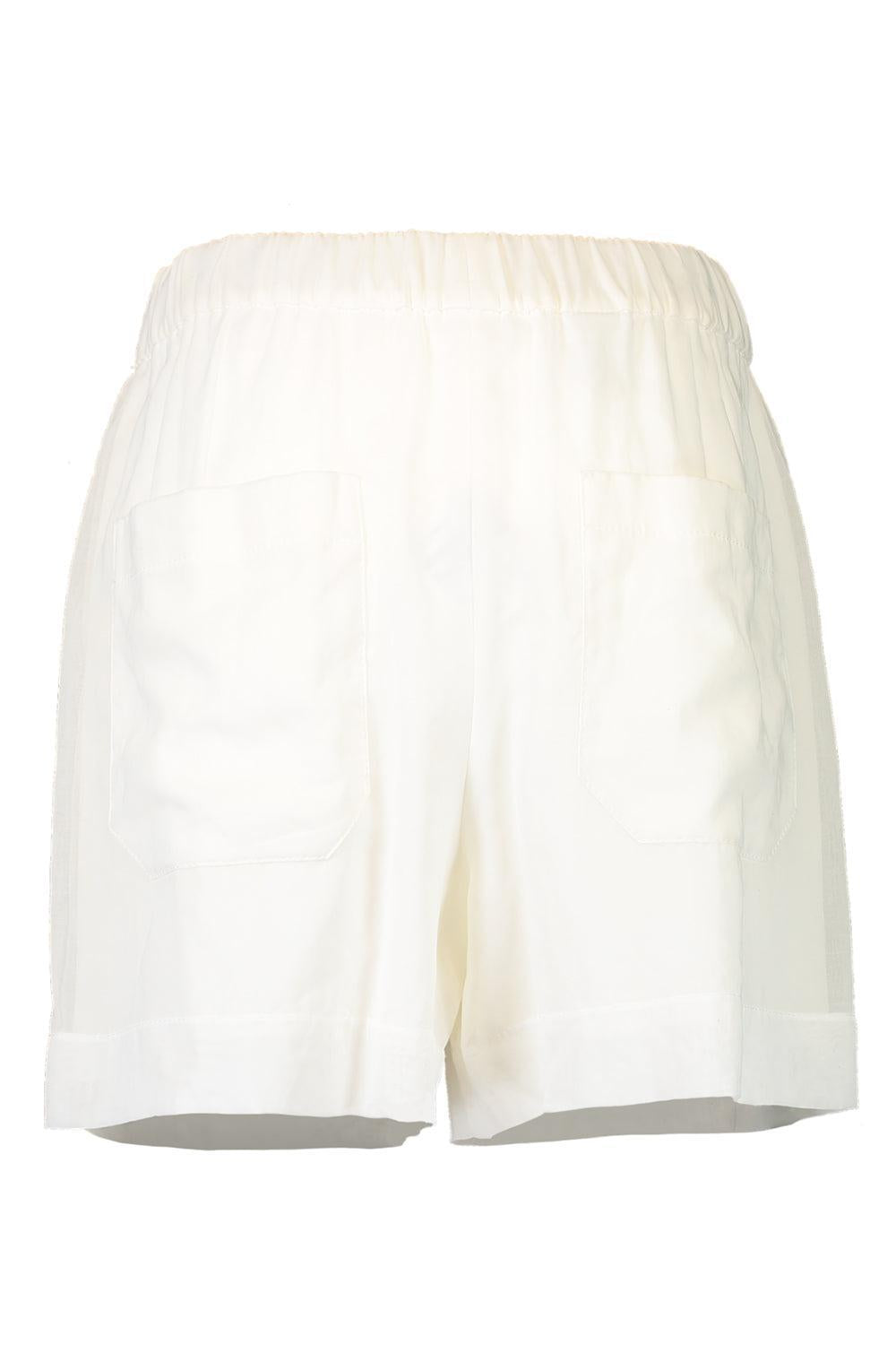 Pull On Baggy Shorts-WHITE-36-CLOTHINGPANTSHORT-BRUNELLO CUCINELLI
