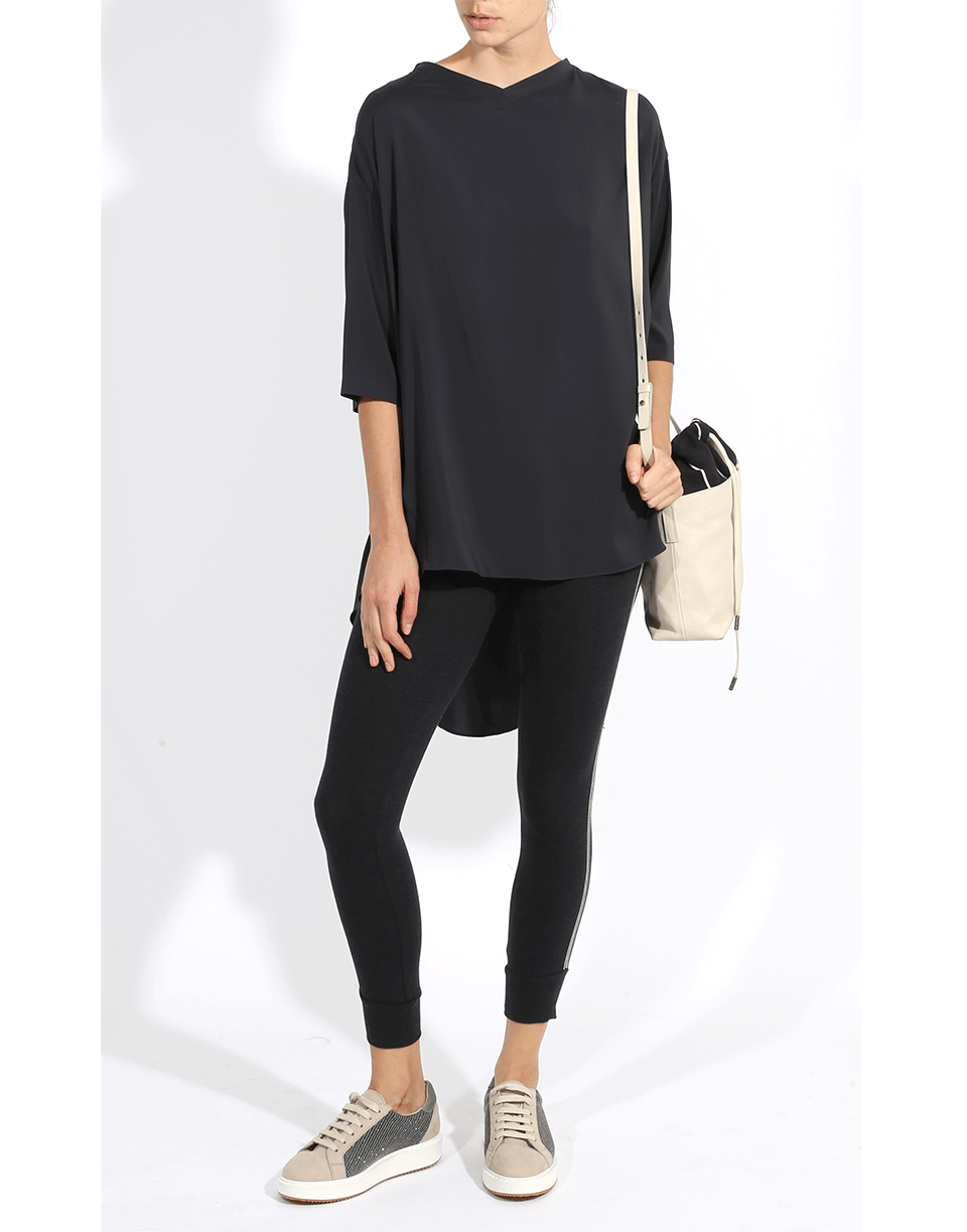 BRUNELLO CUCINELLI-Cotton Jersey Pull-On Leggings-