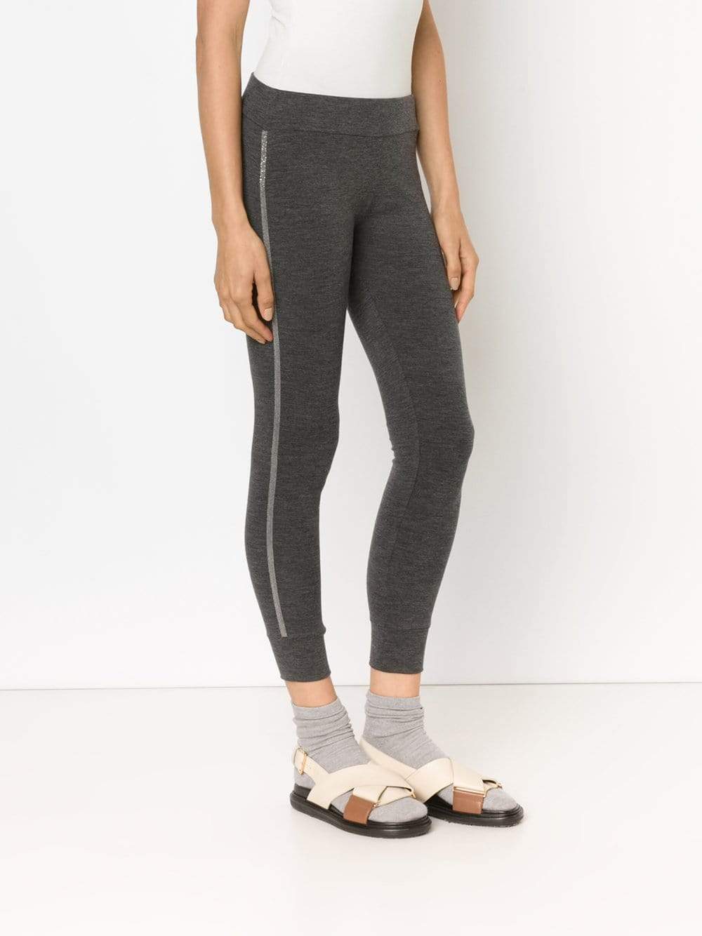BRUNELLO CUCINELLI-Monili Trim Leggings-