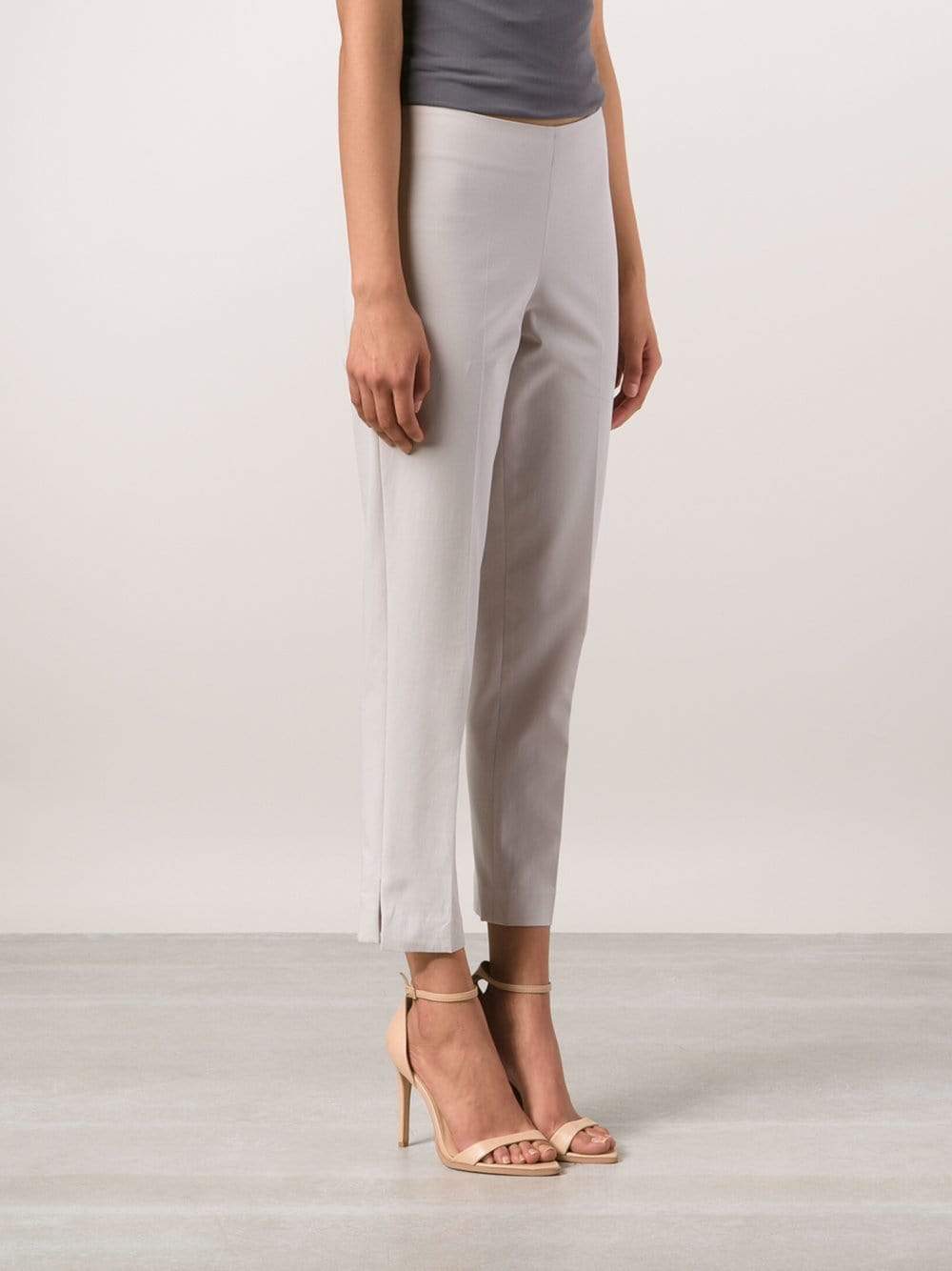 BRUNELLO CUCINELLI-Brush Cotton Side Zip Pant-