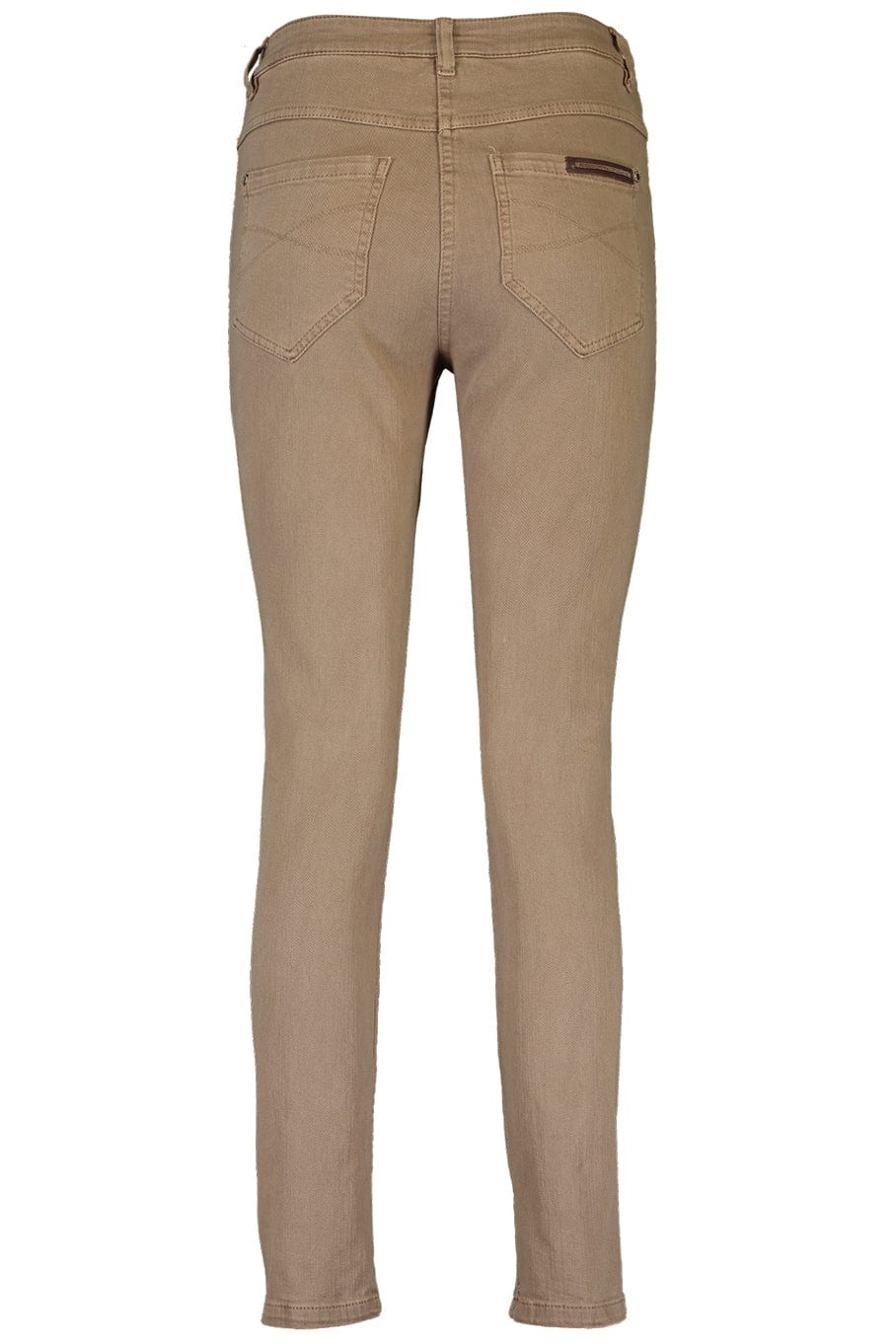 BRUNELLO CUCINELLI-Five Pocket Slim Leg Garment Dye Jean - Greige-