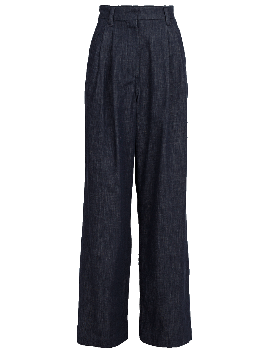 BRUNELLO CUCINELLI-Wide Leg Denim Pant-