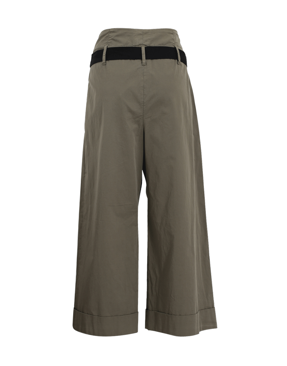 BRUNELLO CUCINELLI-Wide Leg Cuff Pant-