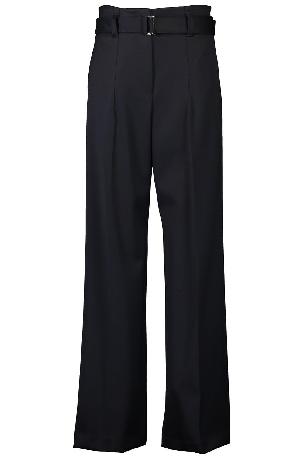 Loose Corset Pant-NAVY-38-CLOTHINGPANTWIDE LEG-BRUNELLO CUCINELLI