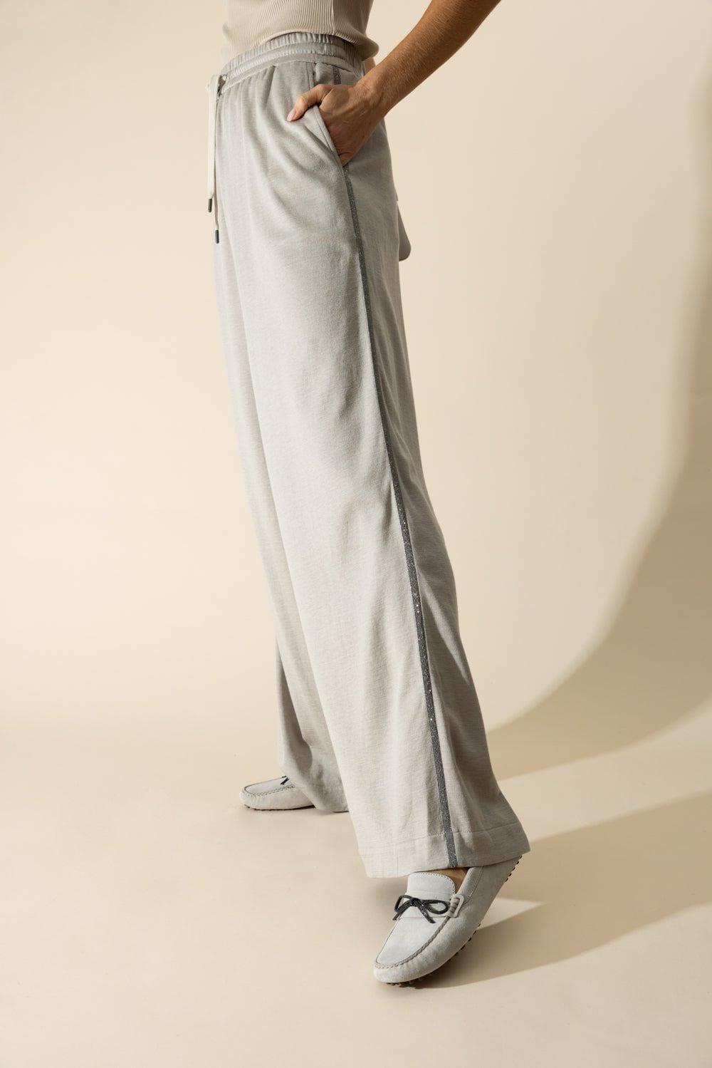 BRUNELLO CUCINELLI-Wide Leg Spa Pant-