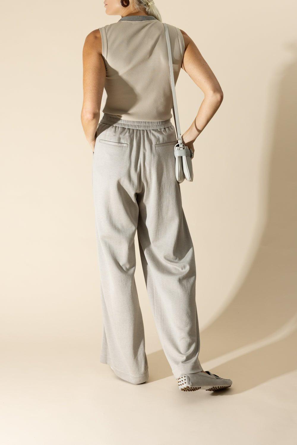BRUNELLO CUCINELLI-Wide Leg Spa Pant-