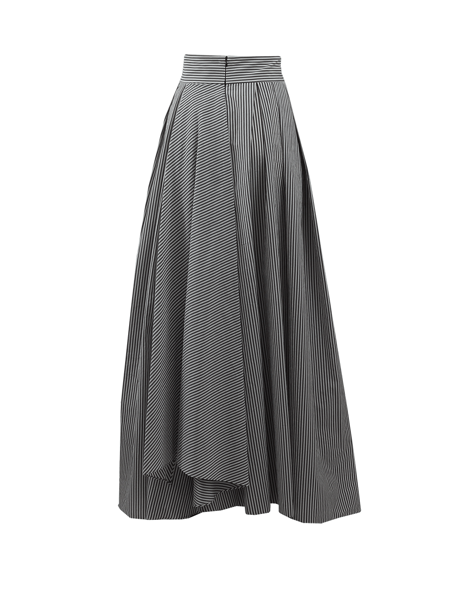 BRUNELLO CUCINELLI-Pleated Stripe Skirt-