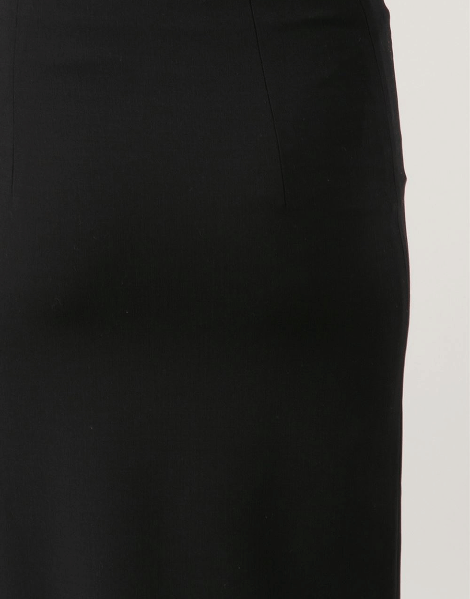 BRUNELLO CUCINELLI-Wool Side Zip Pencil Skirt-