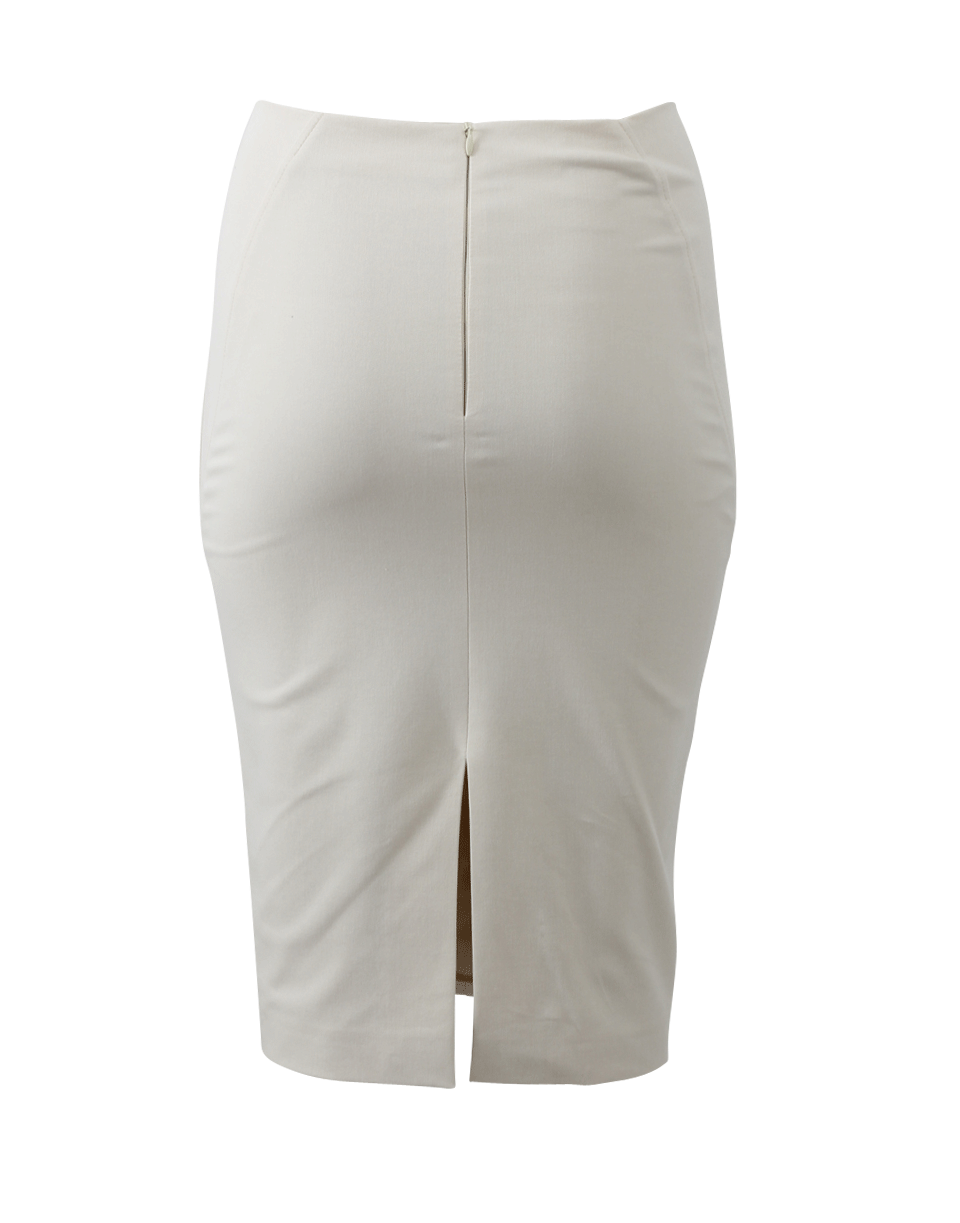 BRUNELLO CUCINELLI-Stretch Cotton Pencil Skirt-