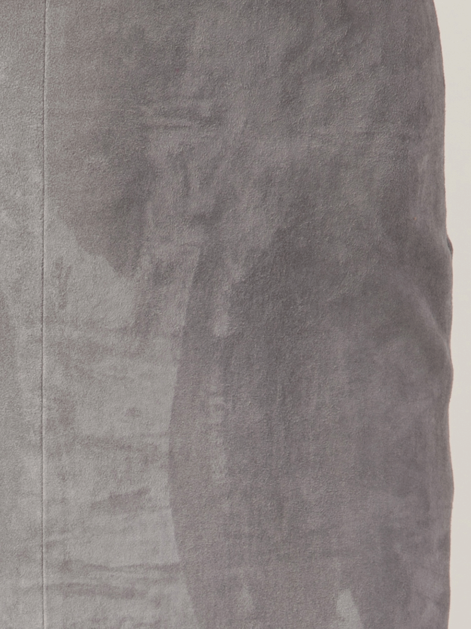 BRUNELLO CUCINELLI-Suede Side Zip Pencil Skirt-