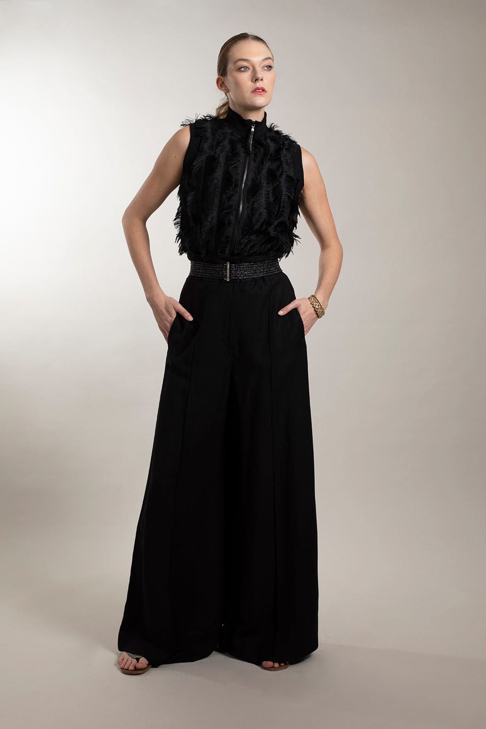 BRUNELLO CUCINELLI-Linen Skirt Pant-