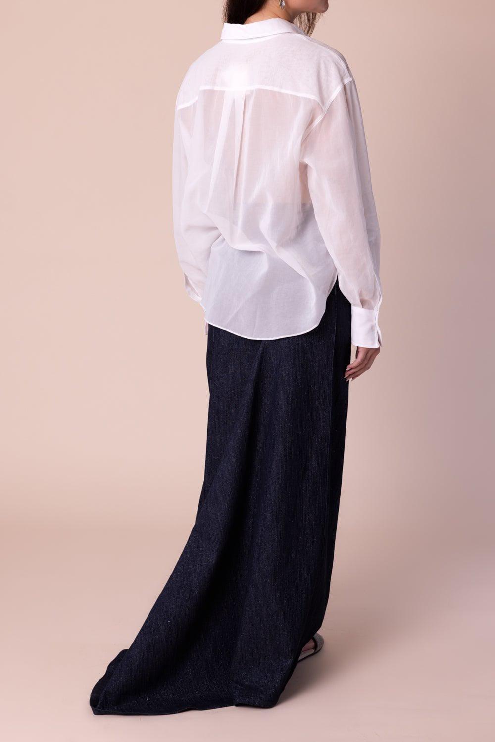 BRUNELLO CUCINELLI-Column Skirt-