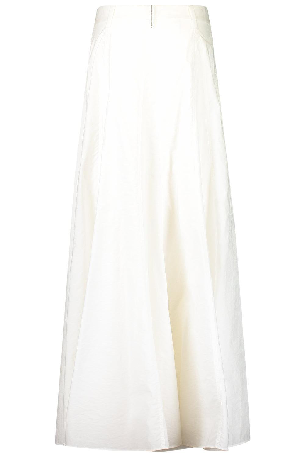 Fit Flare Maxi Skirt-CREAM-36-CLOTHINGSKIRTMAXI-BRUNELLO CUCINELLI