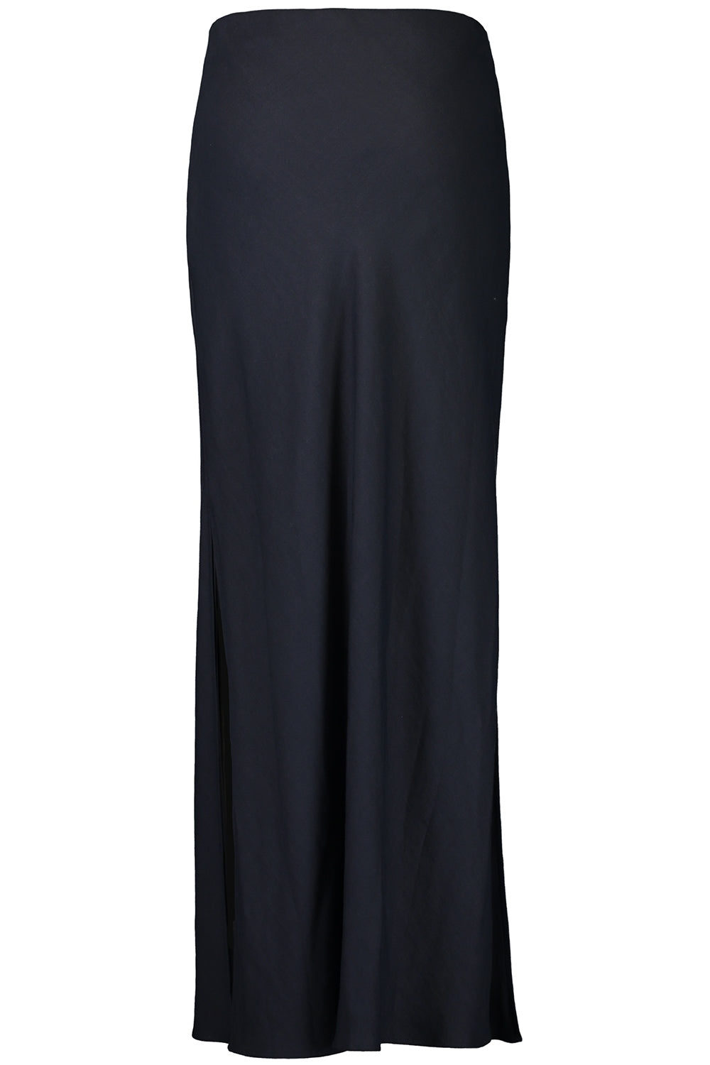 Fluid Skirt - Navy-NAVY-36-CLOTHINGSKIRTMAXI-BRUNELLO CUCINELLI