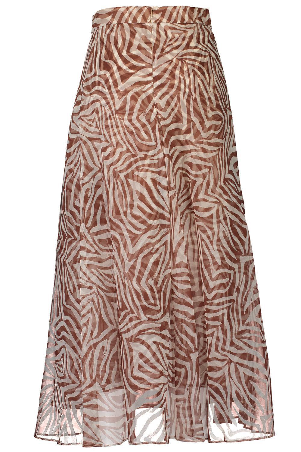 Abstract Layered Skirt-ANTHRCTE-38-CLOTHINGSKIRTMIDI-BRUNELLO CUCINELLI