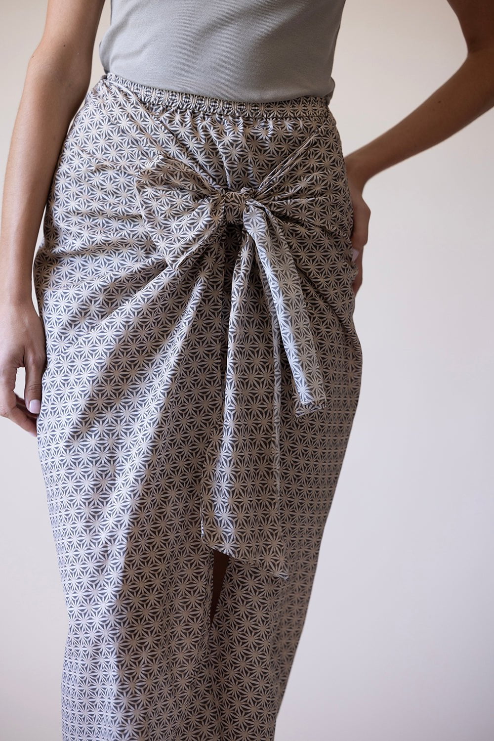 BRUNELLO CUCINELLI-Cotton Floral Sarong-