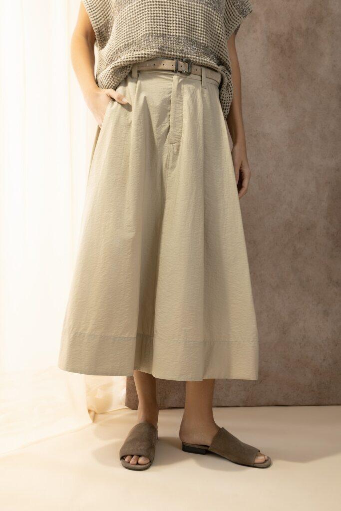 Sartorial Skirt-BROWN-36-CLOTHINGSKIRTMIDI-BRUNELLO CUCINELLI