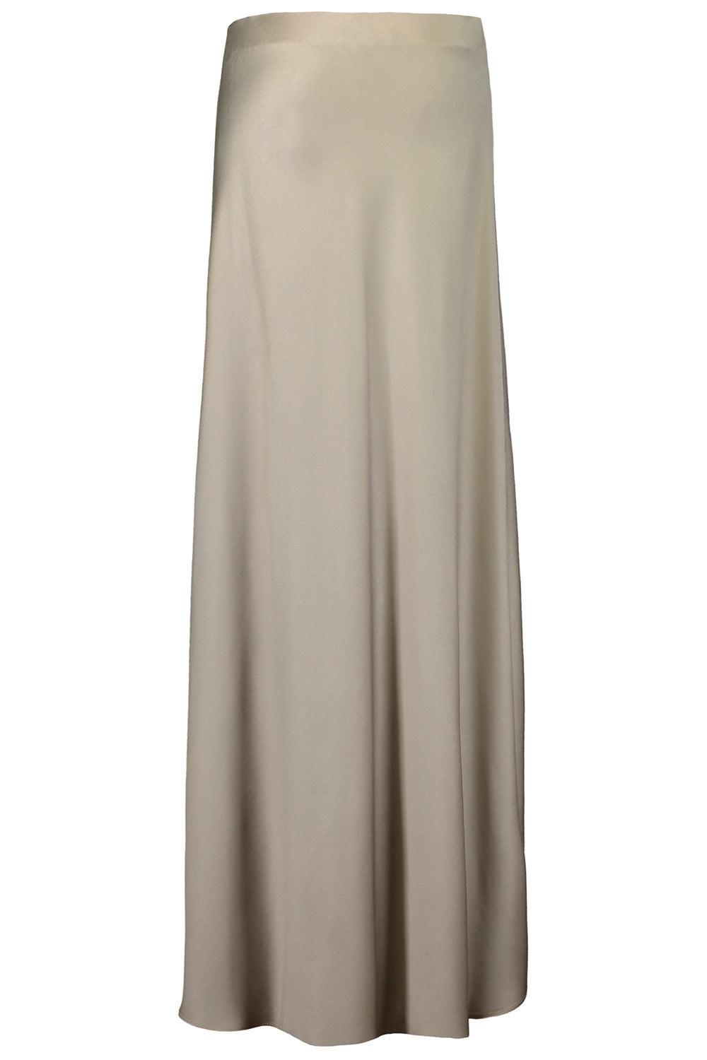 Column Skirt-SILVER-46-CLOTHINGSKIRTMIDI-BRUNELLO CUCINELLI