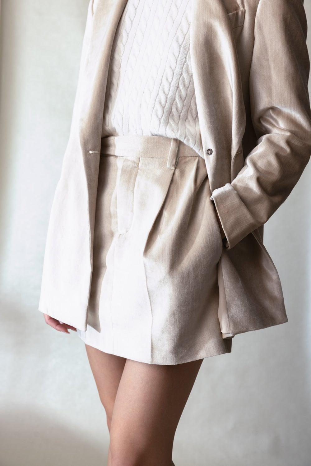 BRUNELLO CUCINELLI-Sleek Mini Skirt-