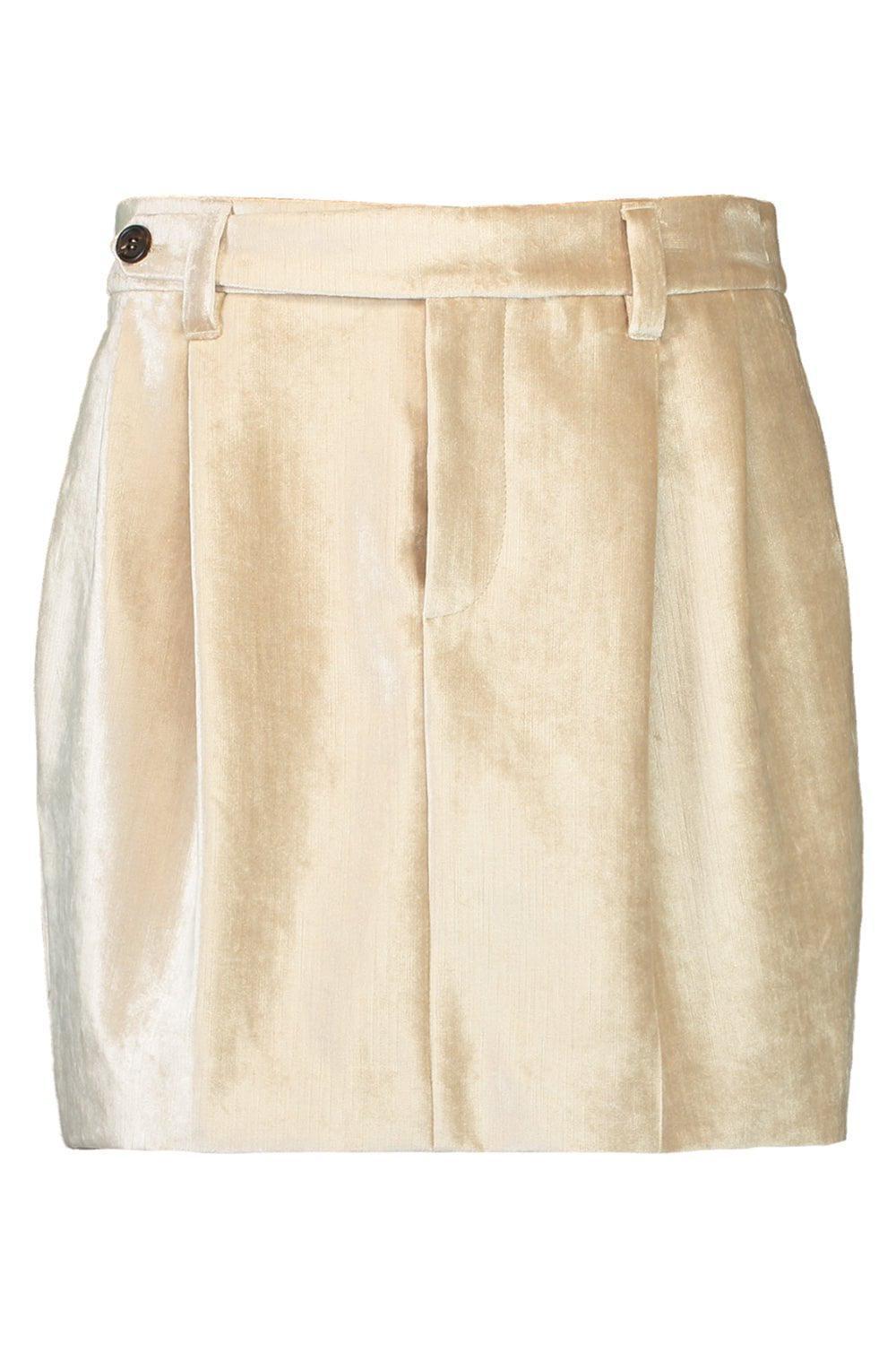 BRUNELLO CUCINELLI-Sleek Mini Skirt-