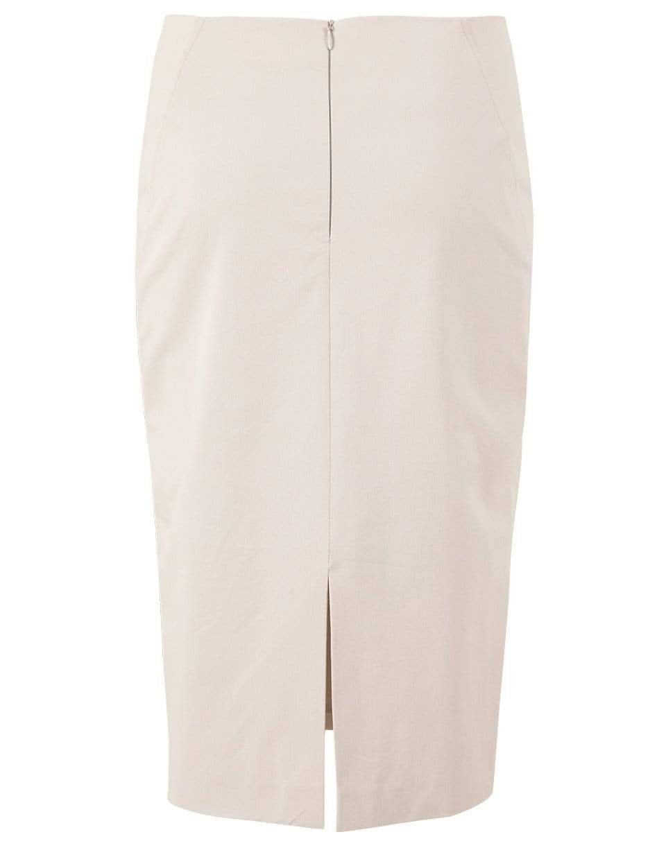 BRUNELLO CUCINELLI-Cotton Pencil Skirt-BEIGE