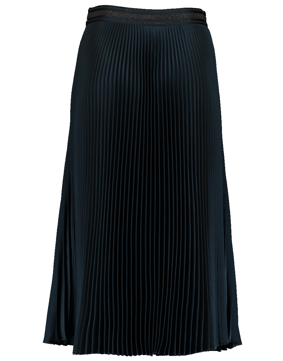 BRUNELLO CUCINELLI-Metallic Pleated Skirt-