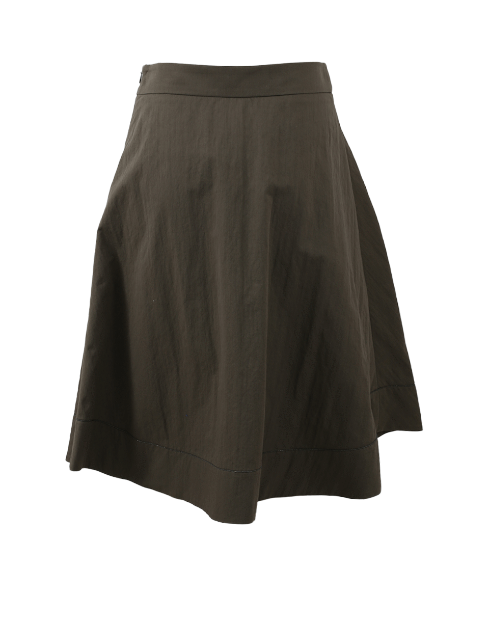 BRUNELLO CUCINELLI-Monili Hem Cotton Skirt-