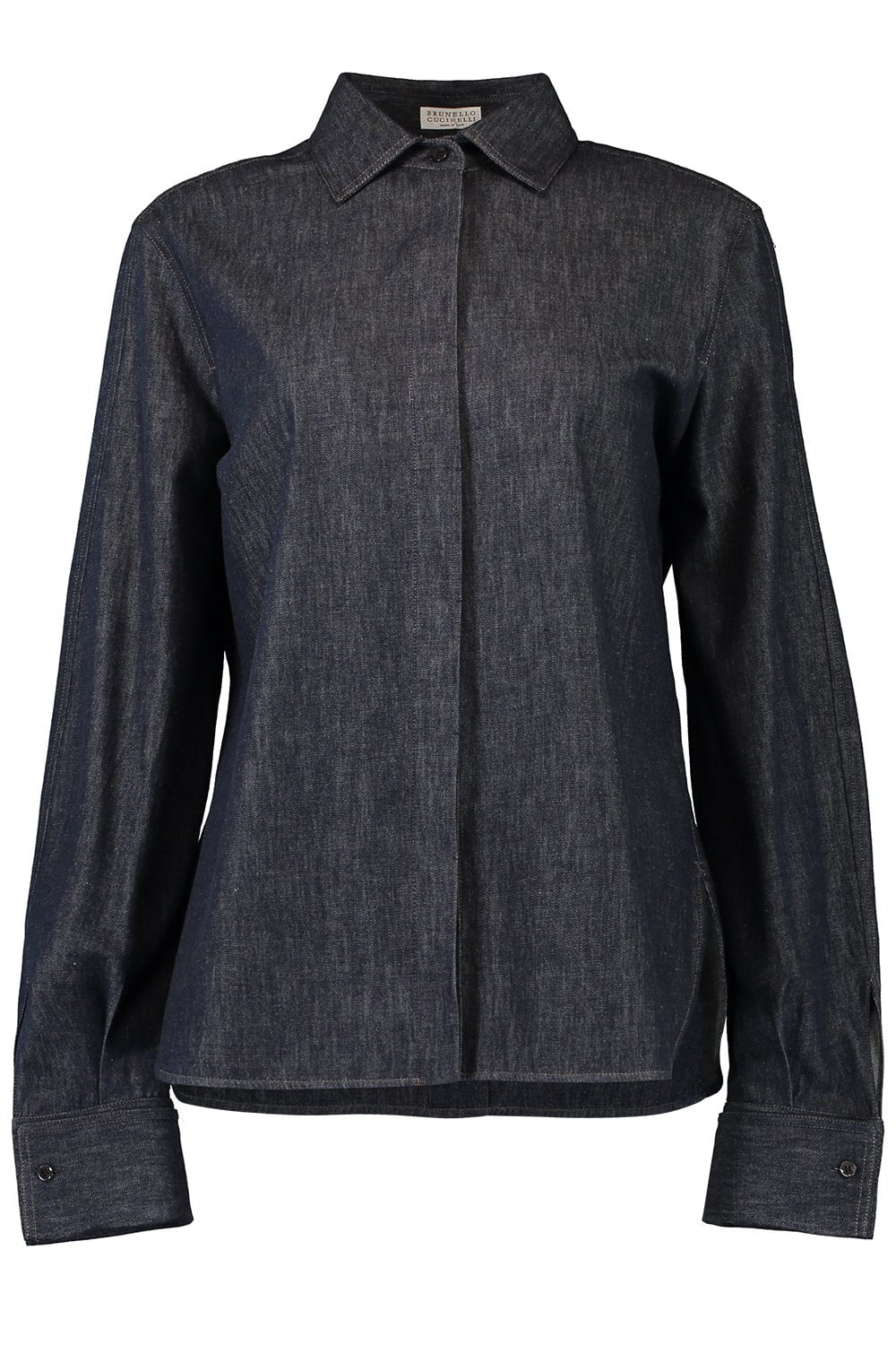 BRUNELLO CUCINELLI-No-Fade Monili Trim Shirt-