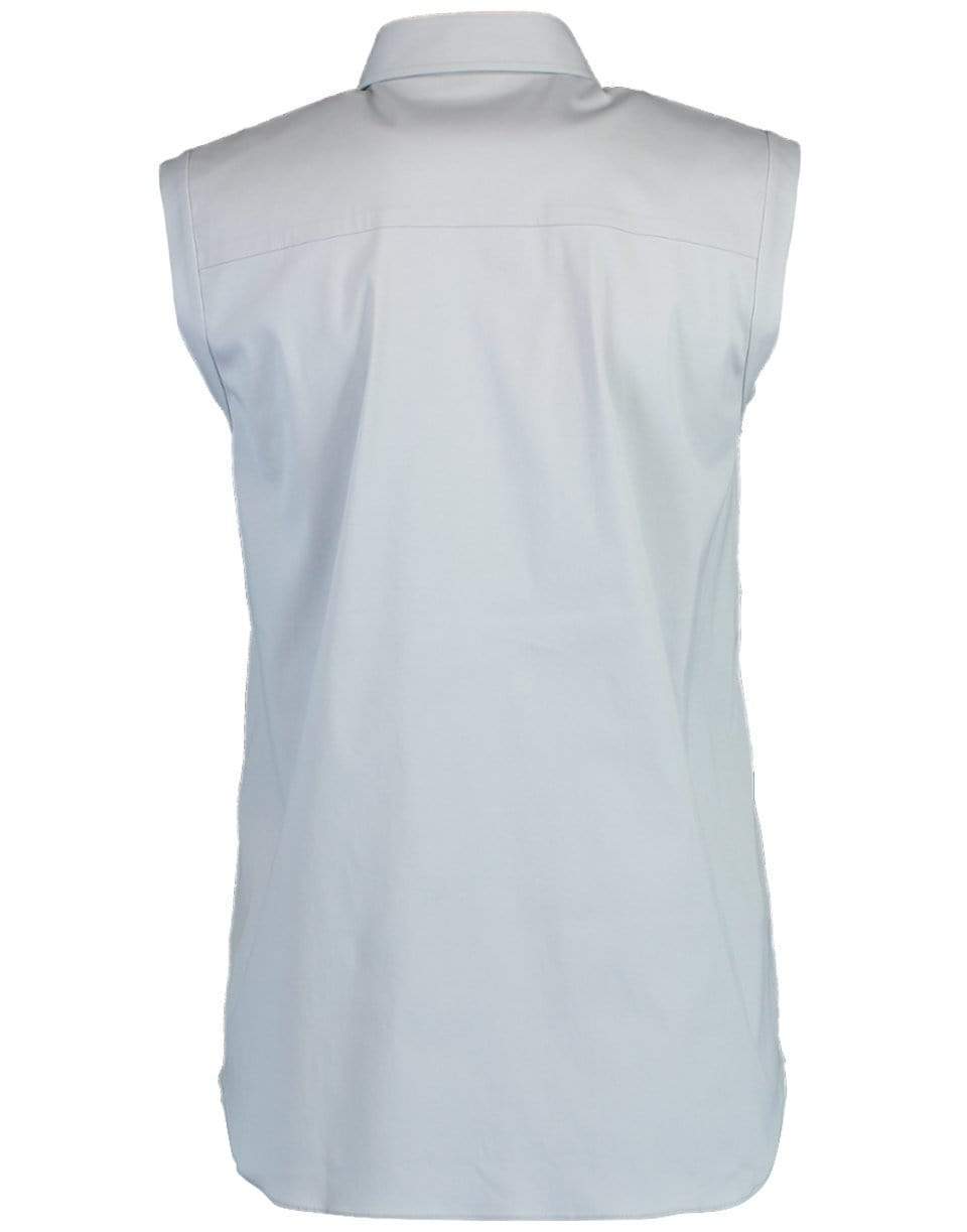 BRUNELLO CUCINELLI-Sleeveless Stretch Blouse-