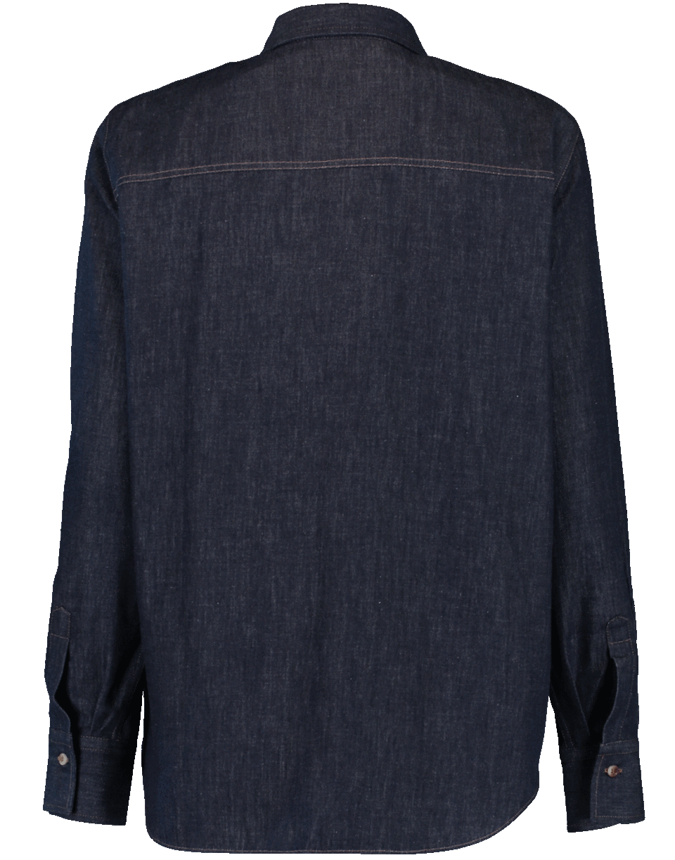 BRUNELLO CUCINELLI-Denim Blouse-