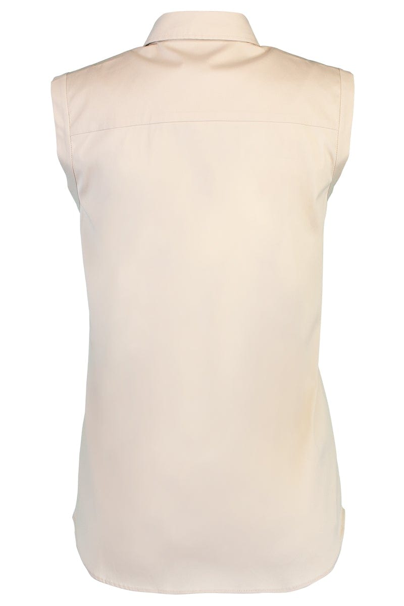 BRUNELLO CUCINELLI-Sleeveless Top With Monili Trim-