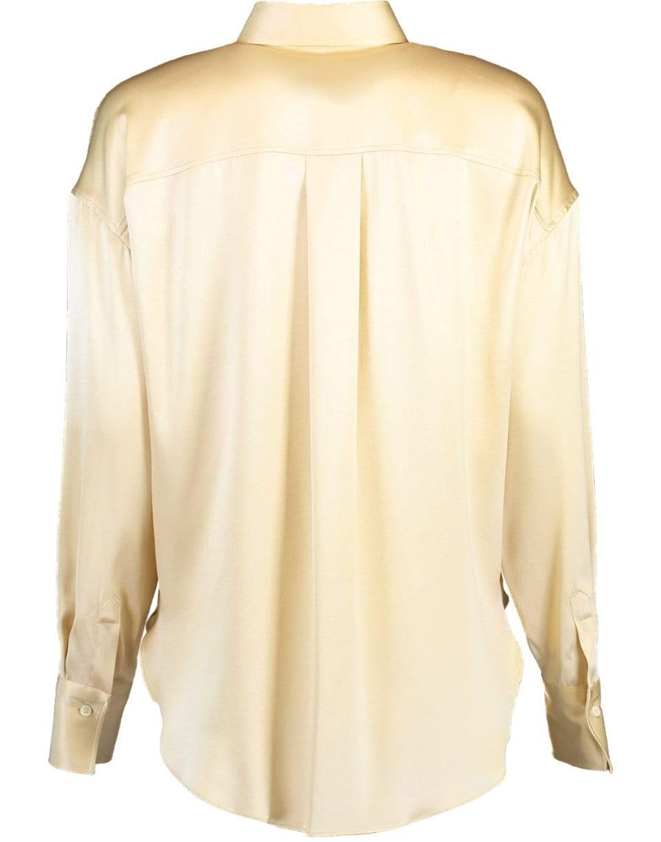 BRUNELLO CUCINELLI-Shadow Pocket Silk Blouse-