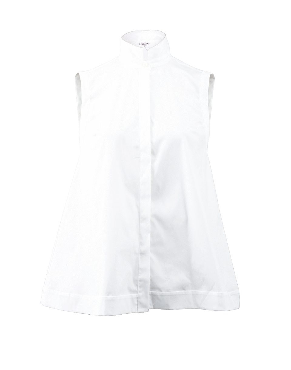 BRUNELLO CUCINELLI-Monili Collar Trapeze Blouse-
