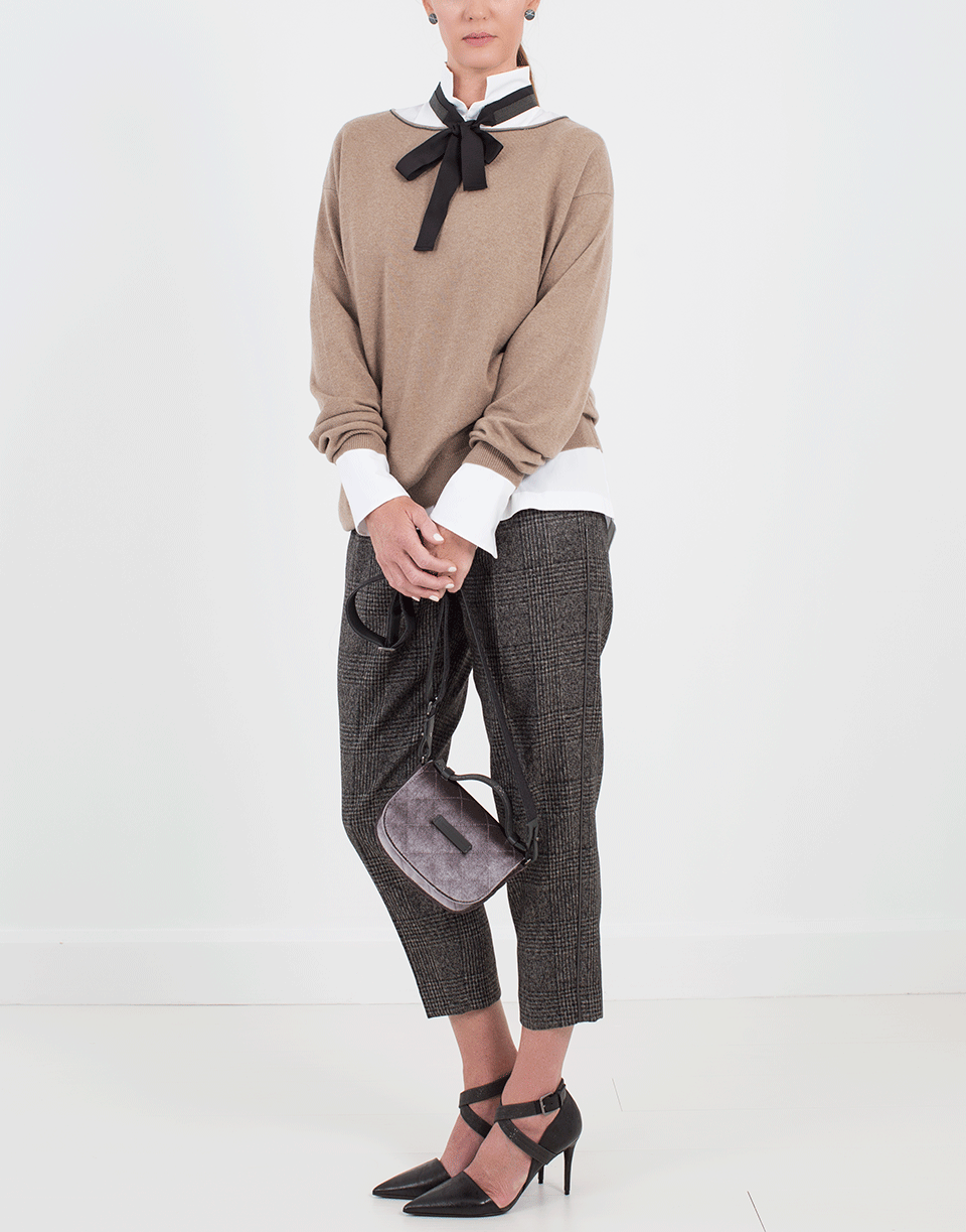 BRUNELLO CUCINELLI-Neck Tie Shirt-