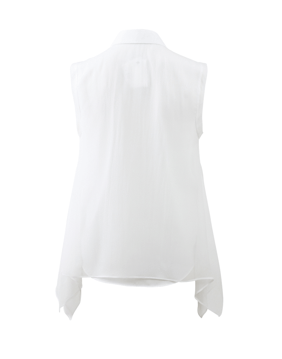 BRUNELLO CUCINELLI-Overlay Button Front Blouse-