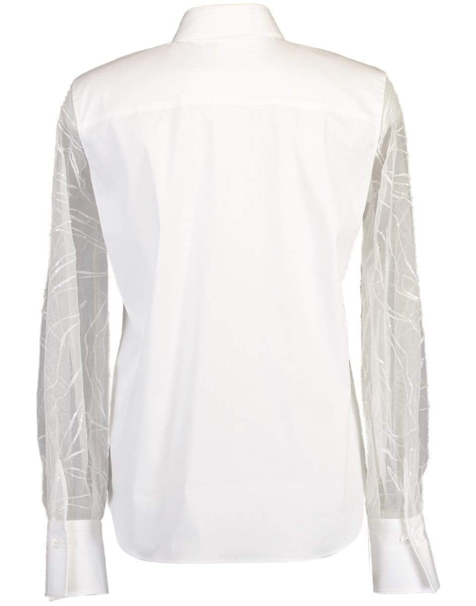 BRUNELLO CUCINELLI-Cotton Poplin Button Up Blouse-