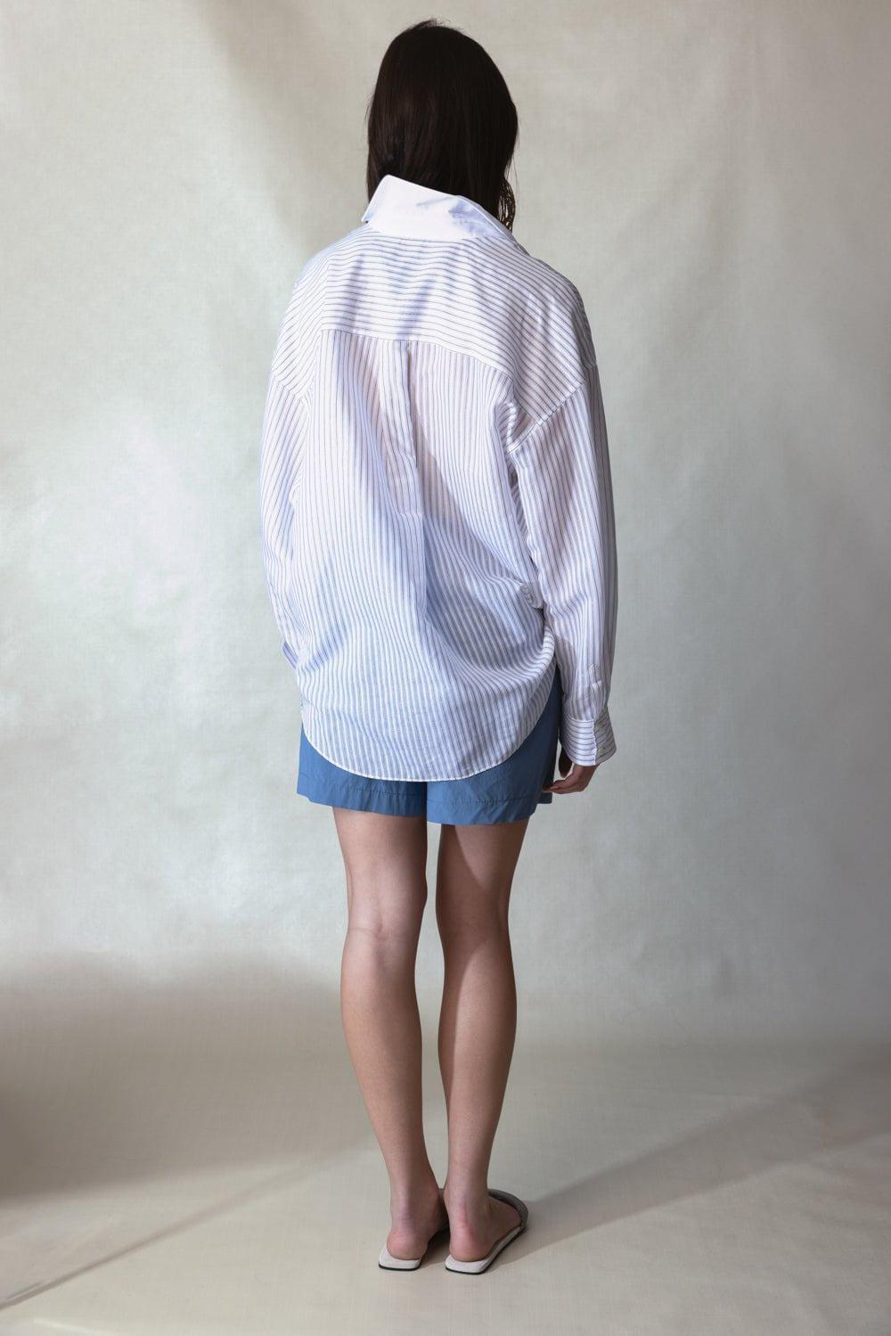BRUNELLO CUCINELLI-Long Sleeve Pocket Shirt-