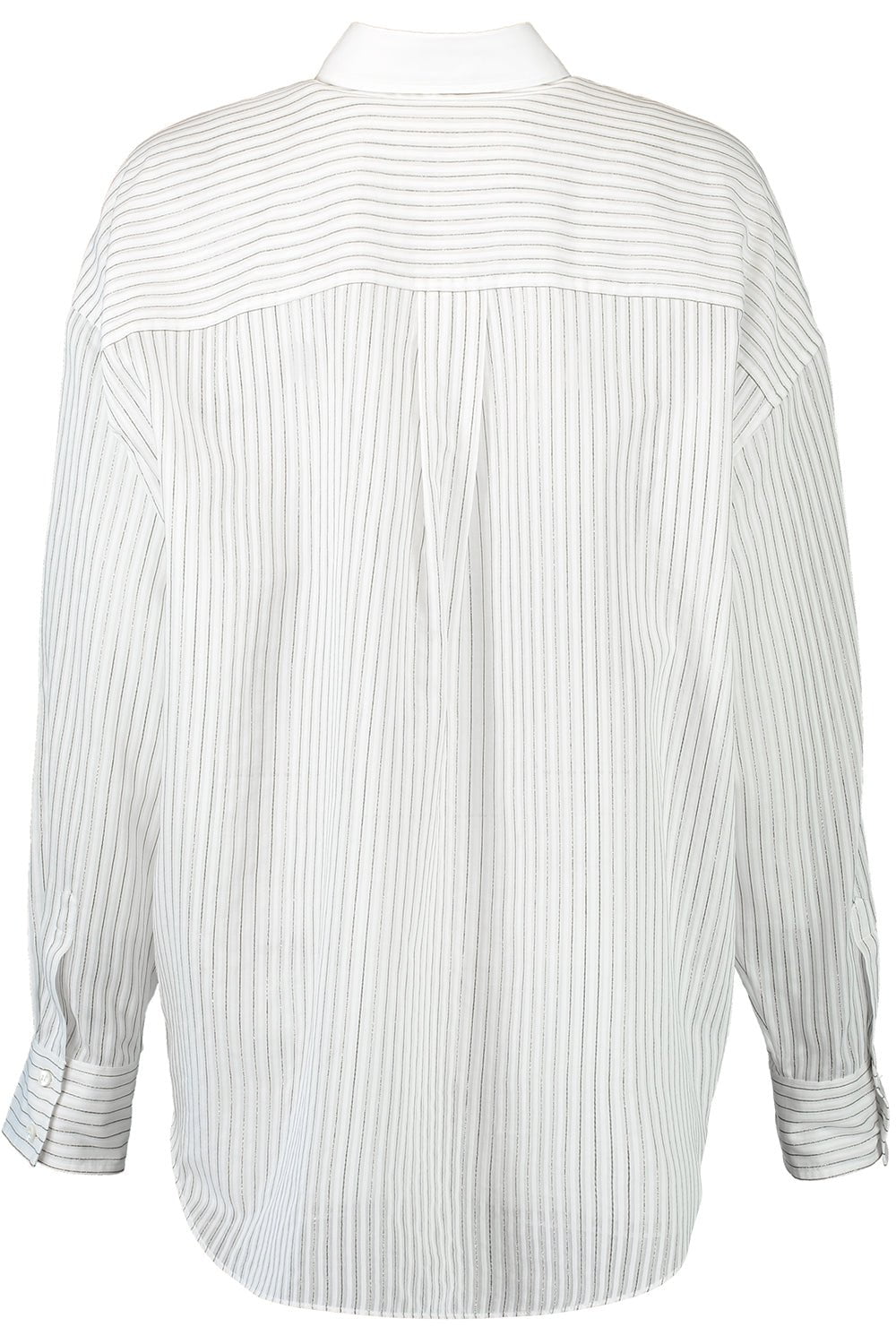 BRUNELLO CUCINELLI-Long Sleeve Pocket Shirt-