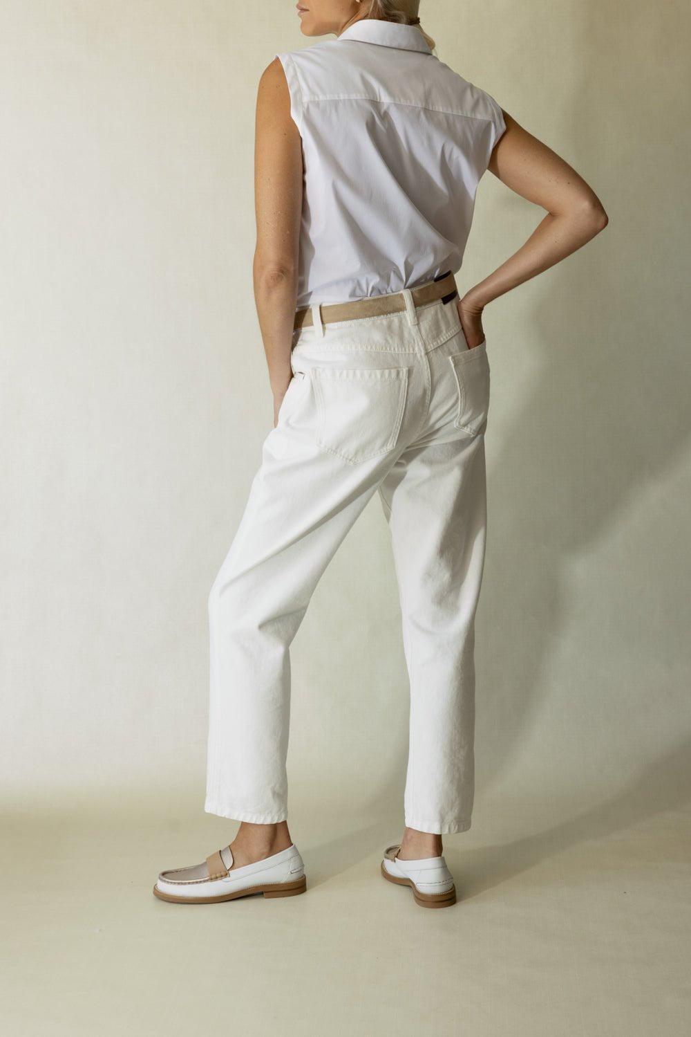 BRUNELLO CUCINELLI-Monili Trim Sleeveless Top-